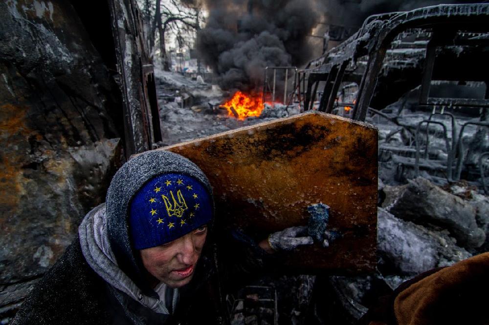 Kijev: háború az utcán Fotó: Csudai Sándor / Magyar sajtófotó pályázat