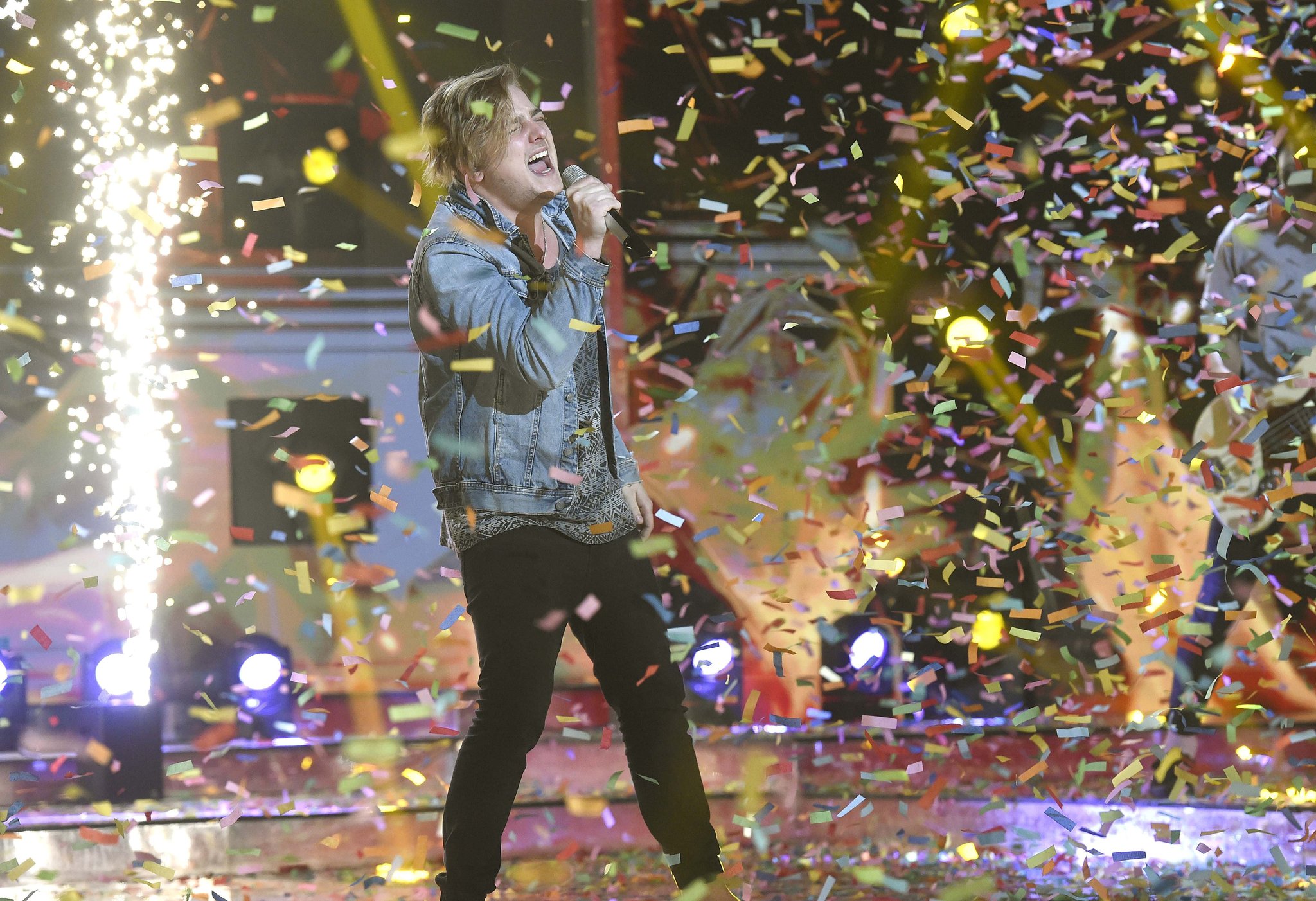 Budapest, 2018. február 24. Az AWS zenekar, miután Viszlát nyár című dalával megnyerte  A Dal 2018 televíziós versenyt a Médiaszolgáltatás-támogató és Vagyonkezelő Alap (MTVA) óbudai stúdiójában 2018. február 24-én. MTI Fotó: Bruzák Noémi