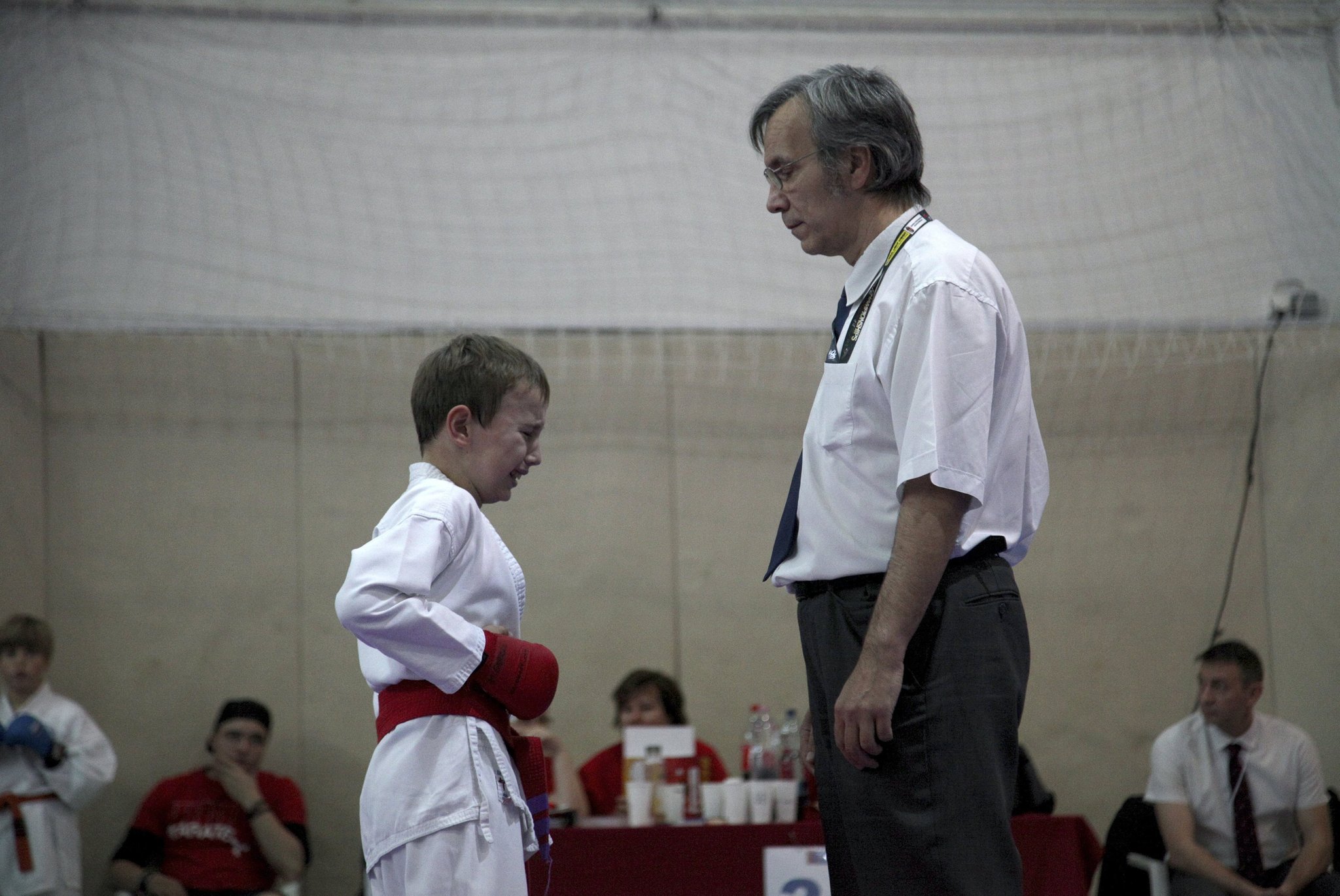 Balázs Imola Fájdalom című képe, amely első díjat nyert sport egyedi kategóriában a 36. Magyar Sajtófotó Pályázaton 2018. január 28-án. MTI Fotó: Balázs Imola 