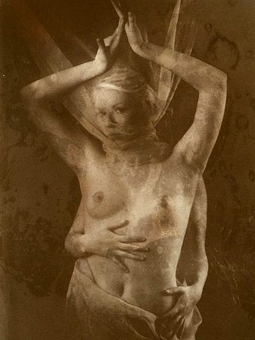 Fedor Gabčan: Indiai emlék, 2013. argentotípia és cianotípia