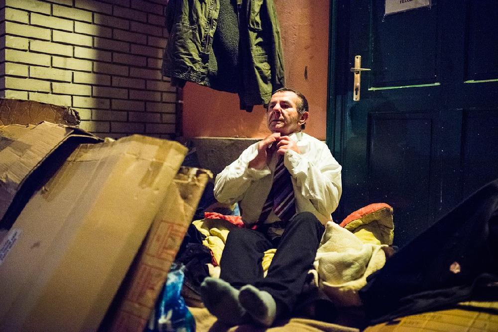 Egy hajléktalan karácsonya Fotó: Balázs Attila / Magyar sajtófotó pályázat