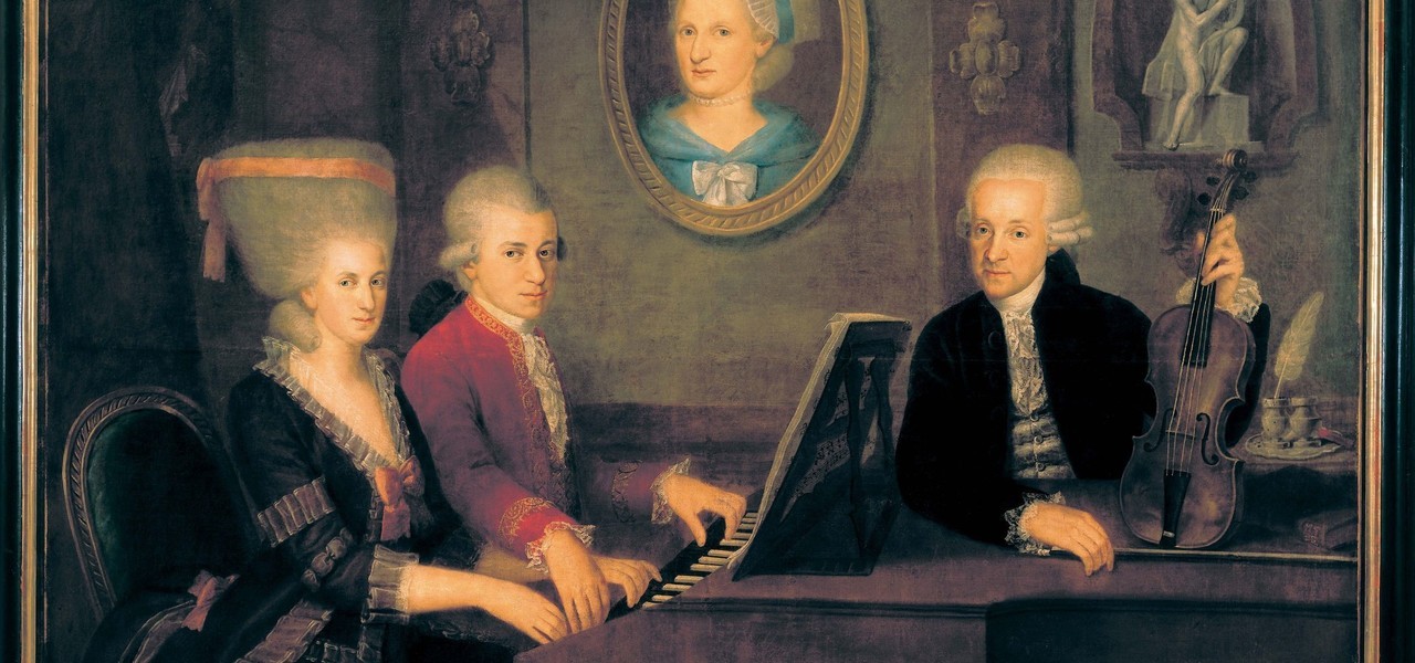 Családi kép Mozartékról, Johann Nepomuk della Croce, 1780/81 © Internationale Stiftung Mozarteum Családi kép Mozartékról, Johann Nepomuk della Croce, 1780/81 © Internationale Stiftung Mozarteum